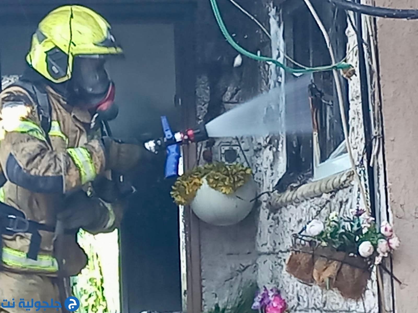 5 إصابات في حريق اندلع بمنزل في طمرة